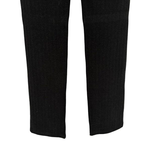 BetaBrand Straight Leg Yoga / Dress Pants Black Pinstriped Medium Long - Picture 4 of 9
